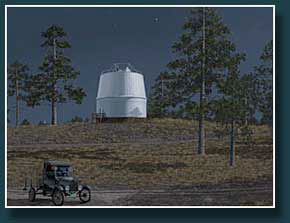Thumbnail  Lowell Observatory by moonlight